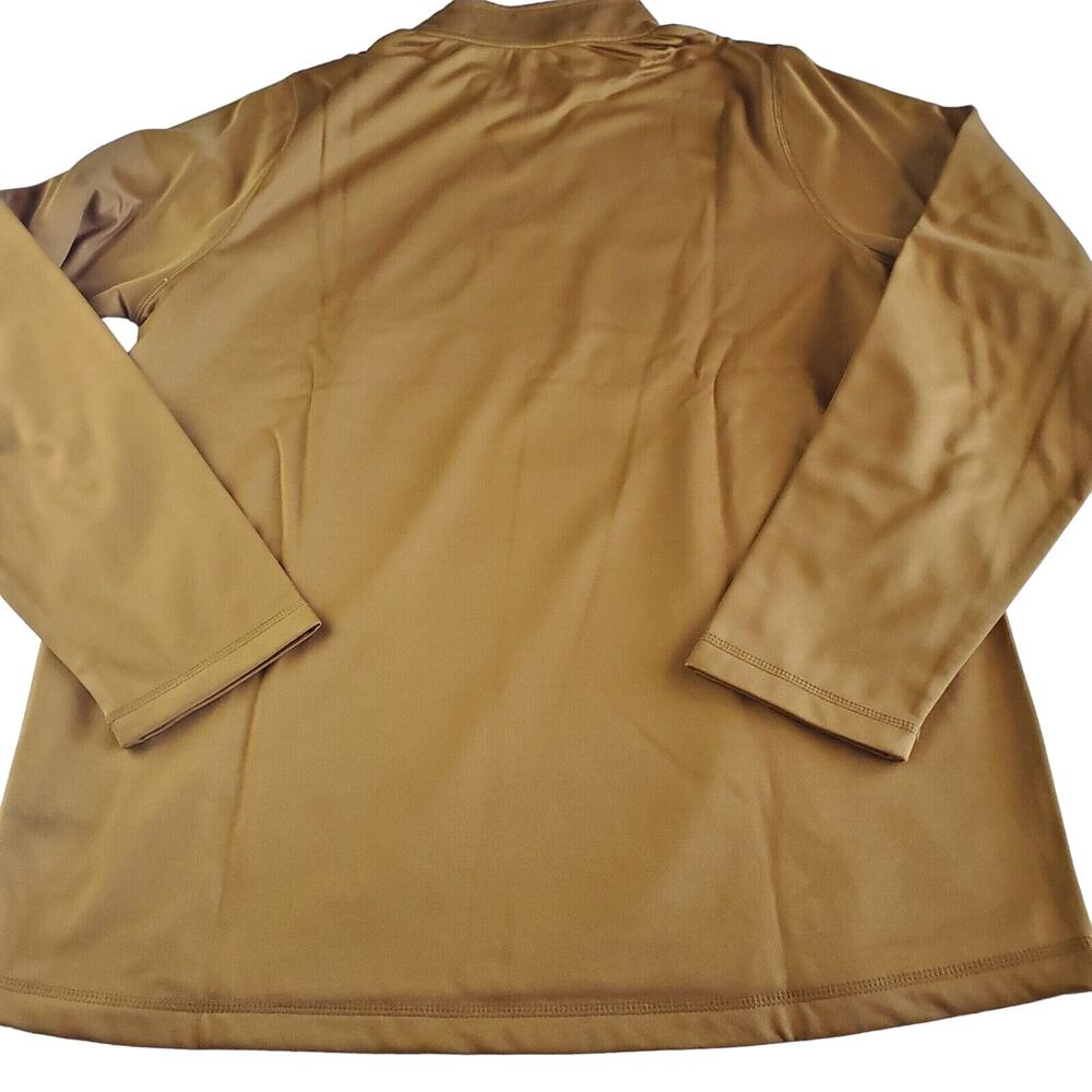 Browning 1/4 Zip Pullover Men's Large Gold/Brown Casual Sportswear New Superior - Picture 11 of 11
